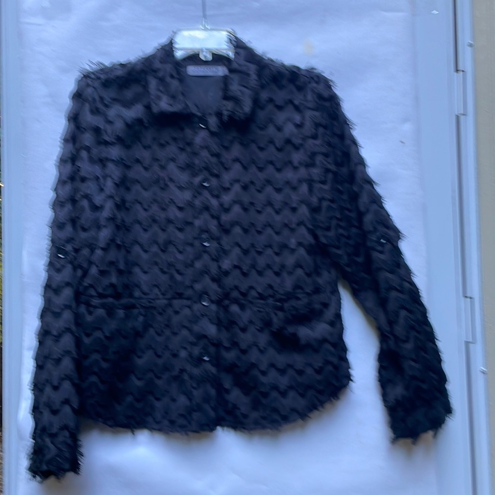 Black very light blazer by 209 way New York